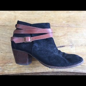 Dolce Vita leather wrap ankle booties